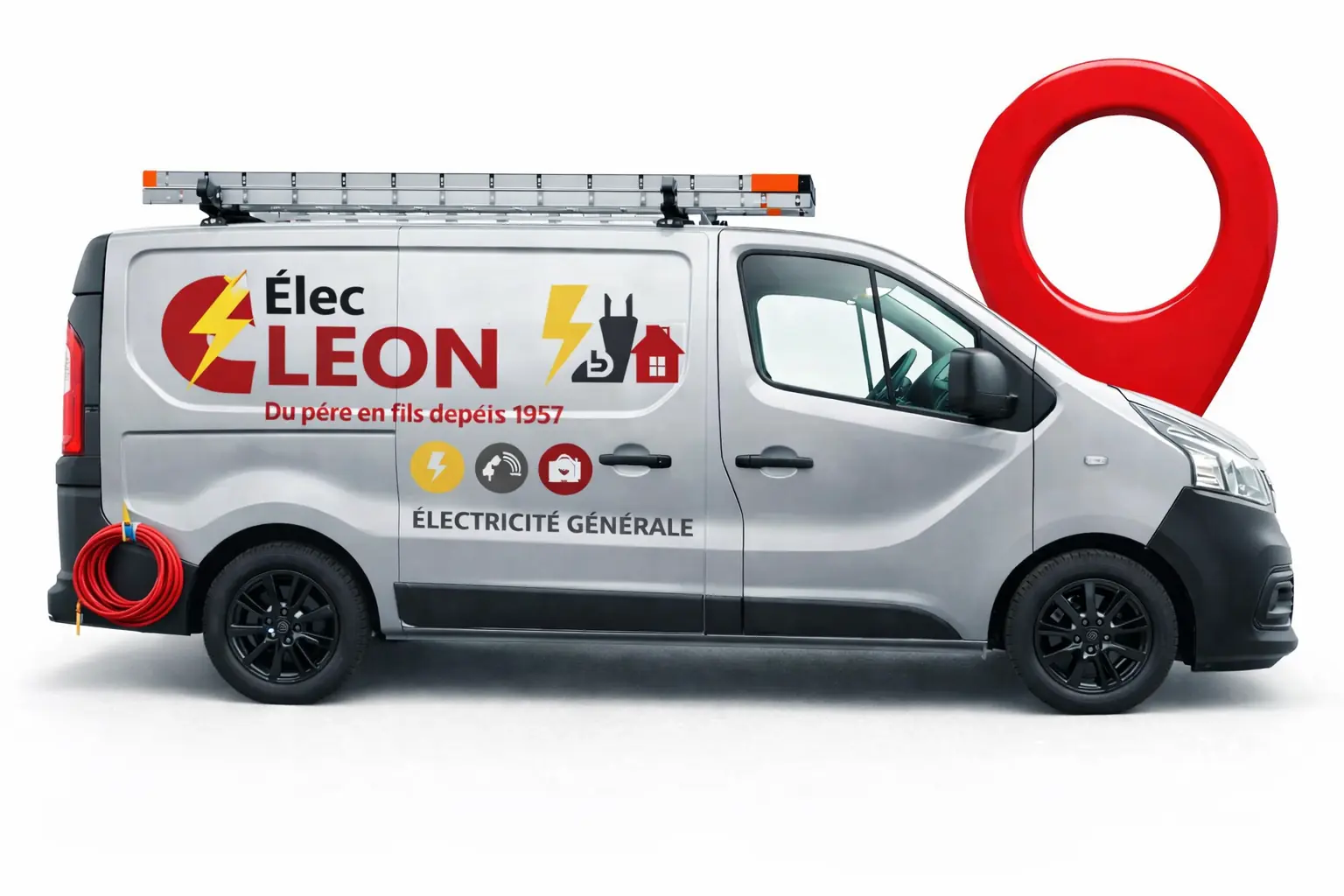 Camion Artisan Électricien Léon
